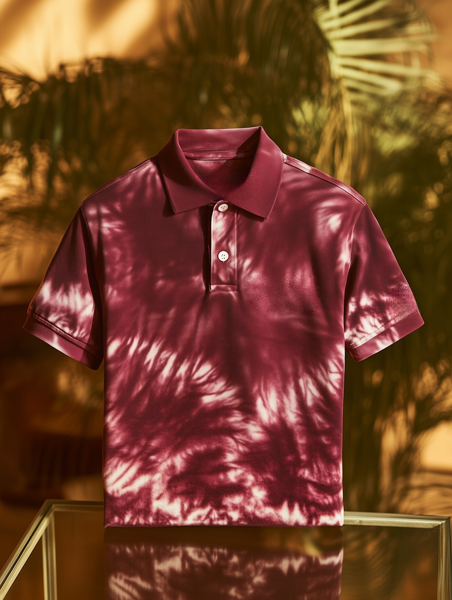 Camisa polo clásico ejecutivo Old Money Button de manga corta para hombre