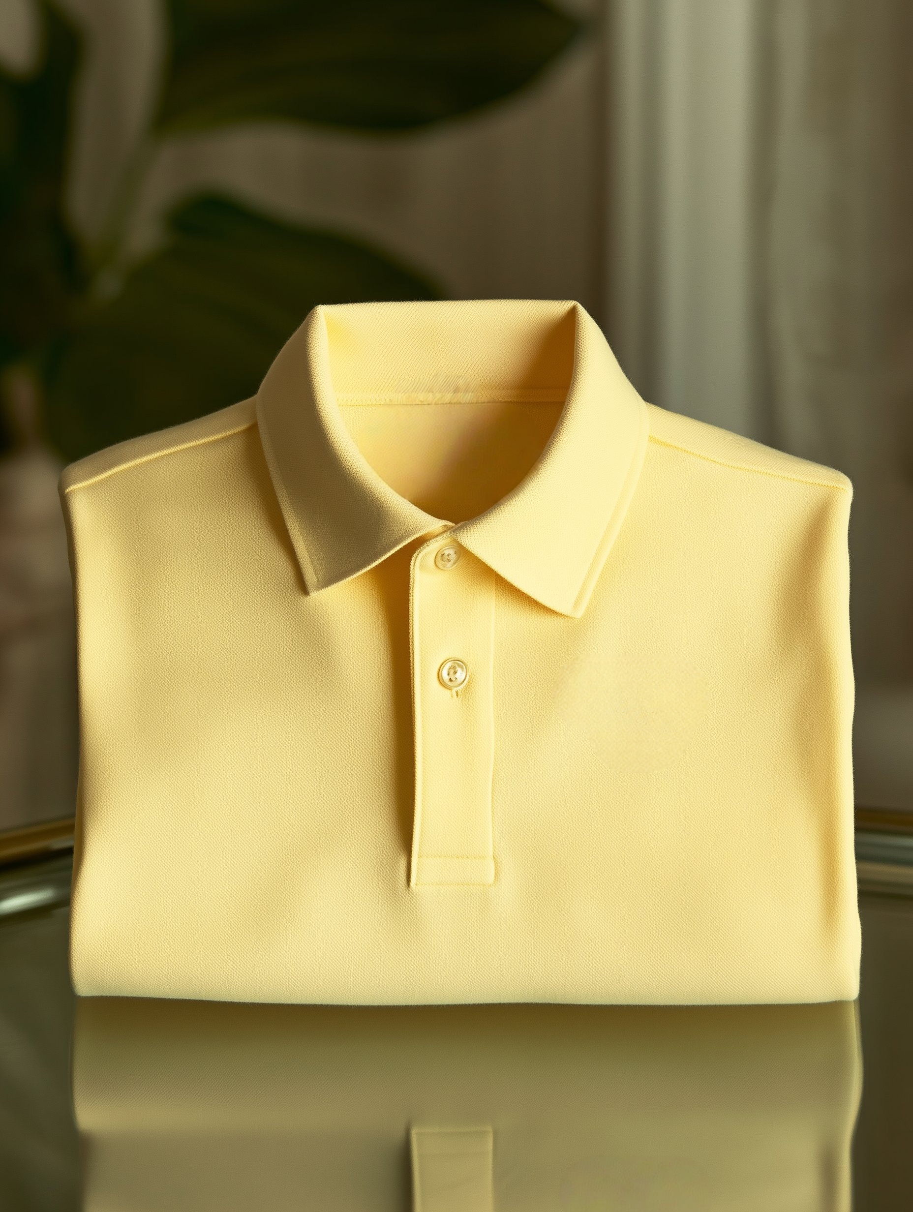Camisa polo clásico ejecutivo Old Money Button de manga corta para hombre