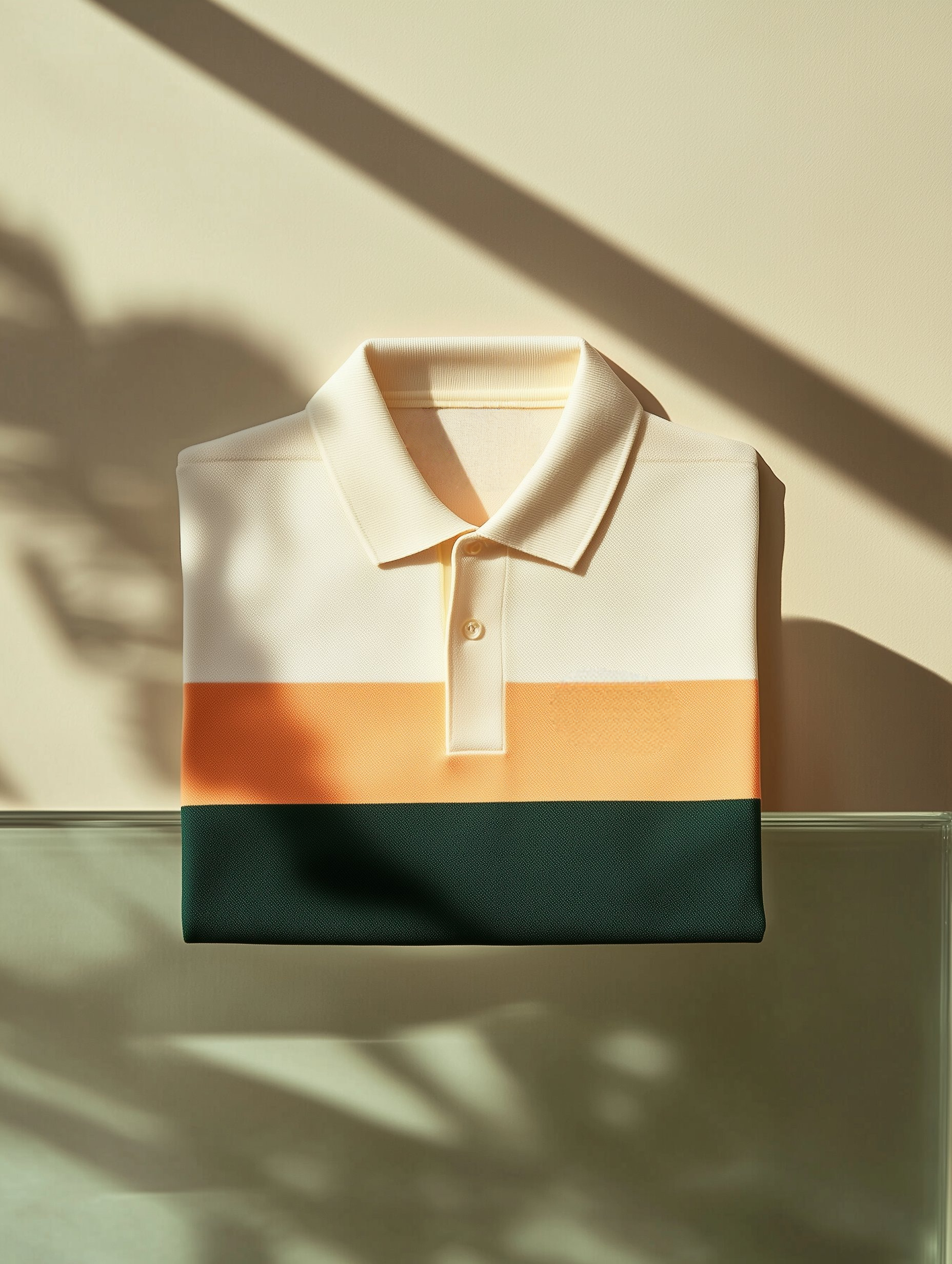Camisa polo clásico ejecutivo Old Money Button de manga corta para hombre