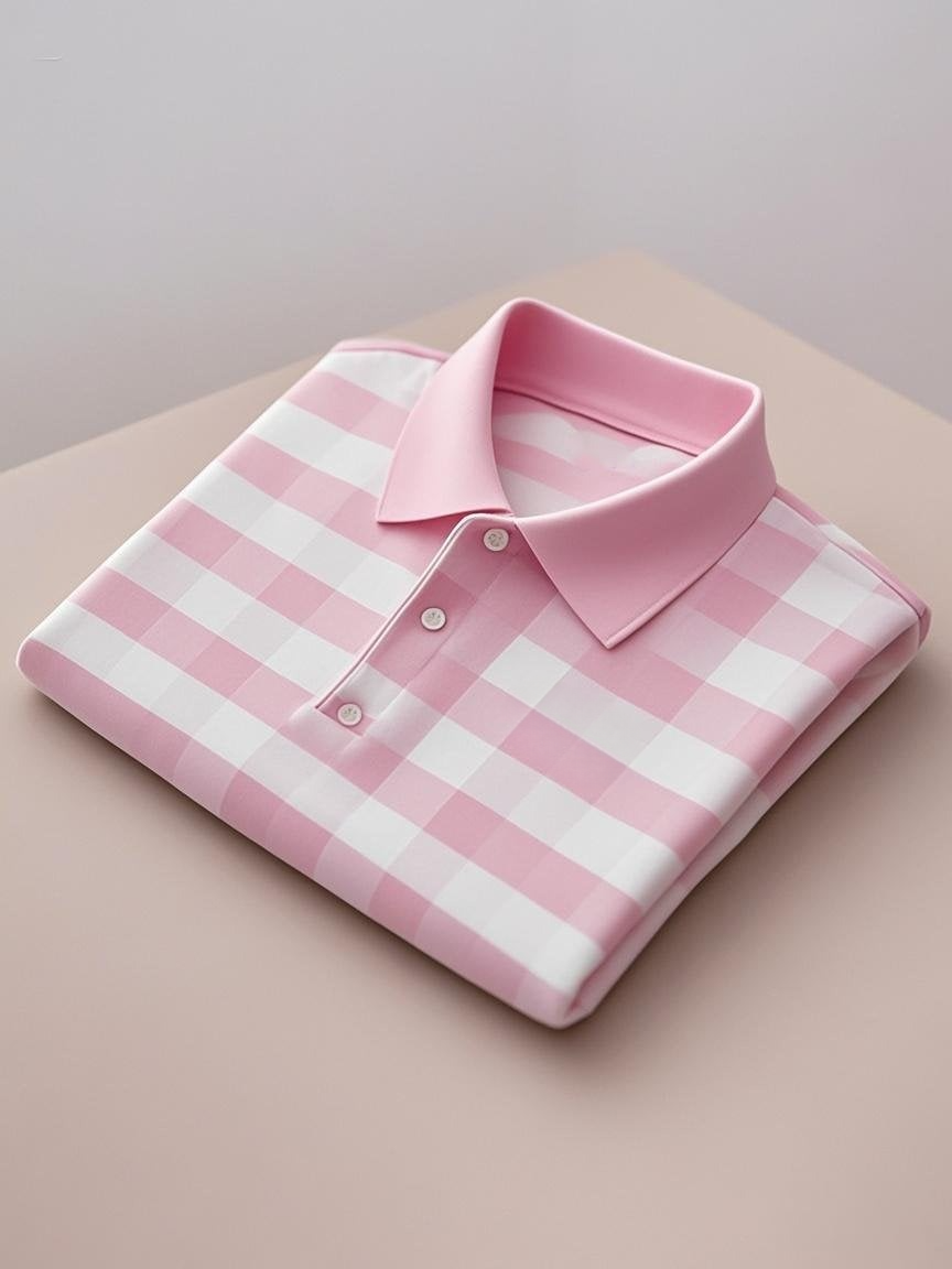 Camisa polo ejecutivo casual Button de manga corta para hombre