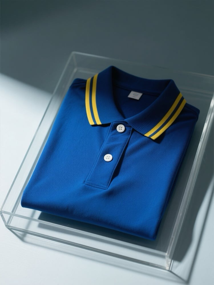 Camisa polo ejecutivo casual Button de manga corta para hombre