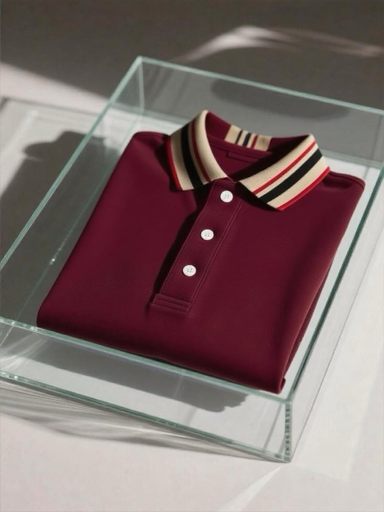 Camisa polo ejecutivo casual Button de manga corta para hombre