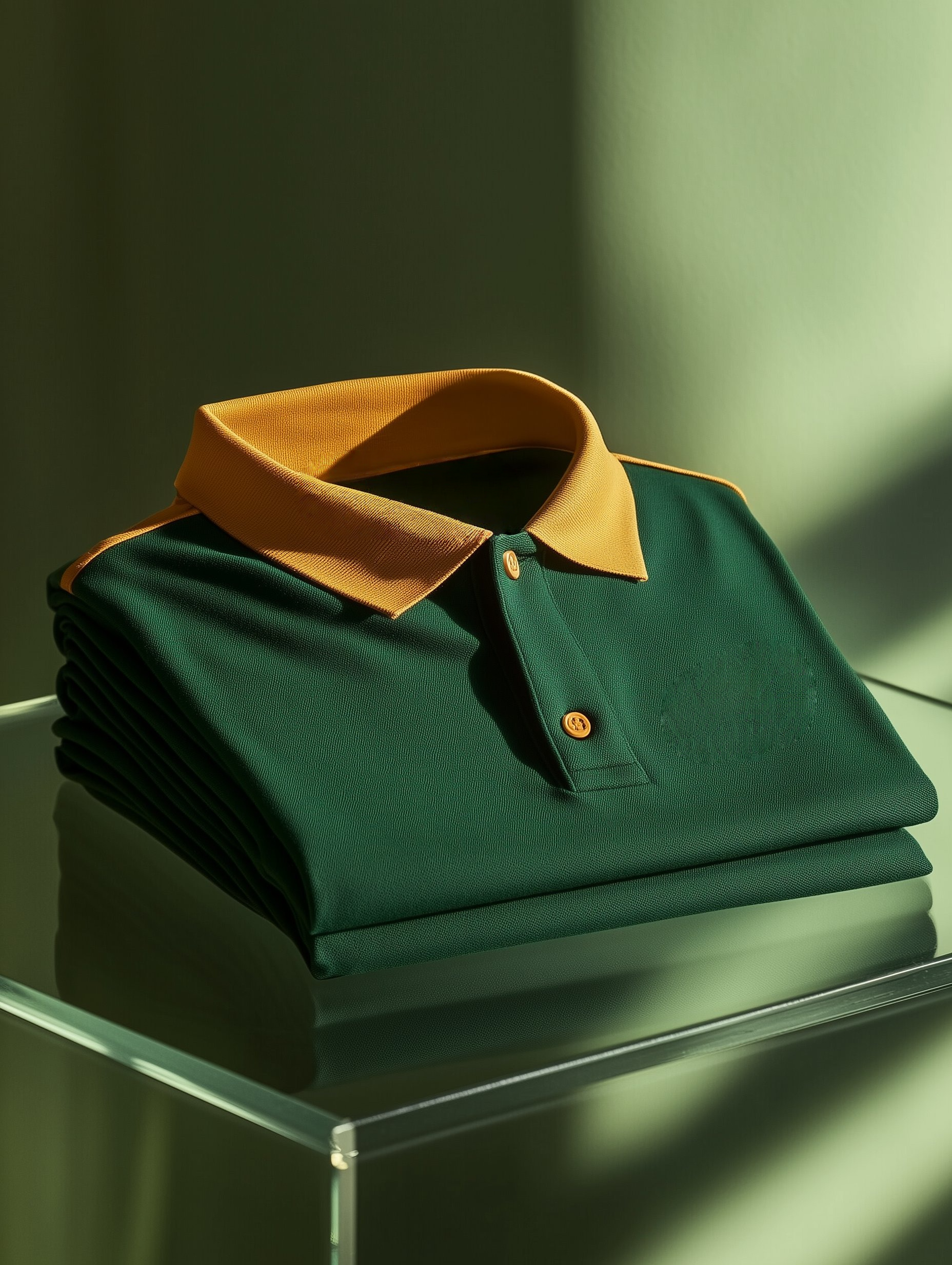 Camisa polo clásico ejecutivo Old Money Button de manga corta para hombre