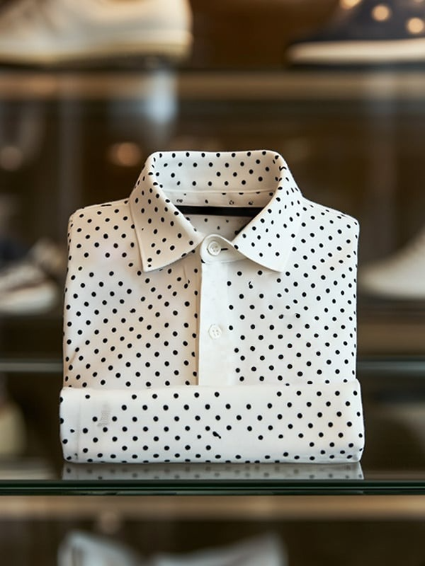 Camisa polo clásico ejecutivo Button de manga corta para hombre