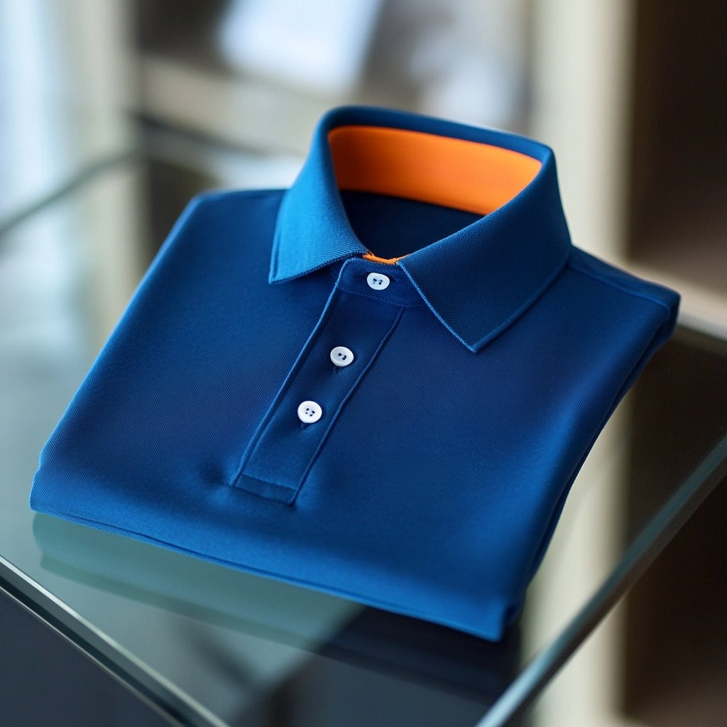 Camisa polo ejecutivo casual bordado Button de manga corta para hombre