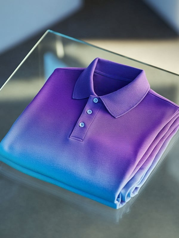 Camisa polo clásico ejecutivo Logo Button de manga corta para hombre