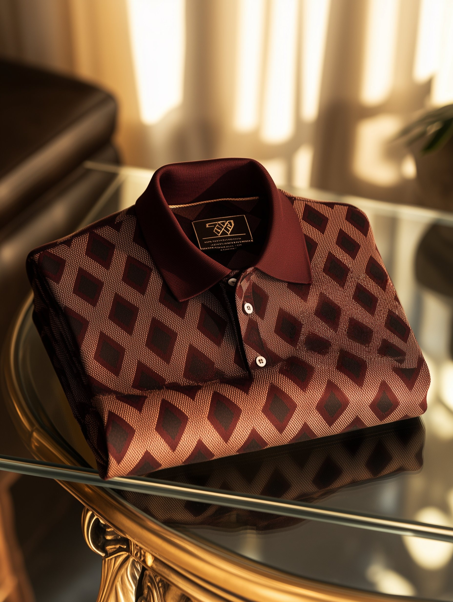 Camisa polo clásico ejecutivo Old Money Button de manga corta para hombre
