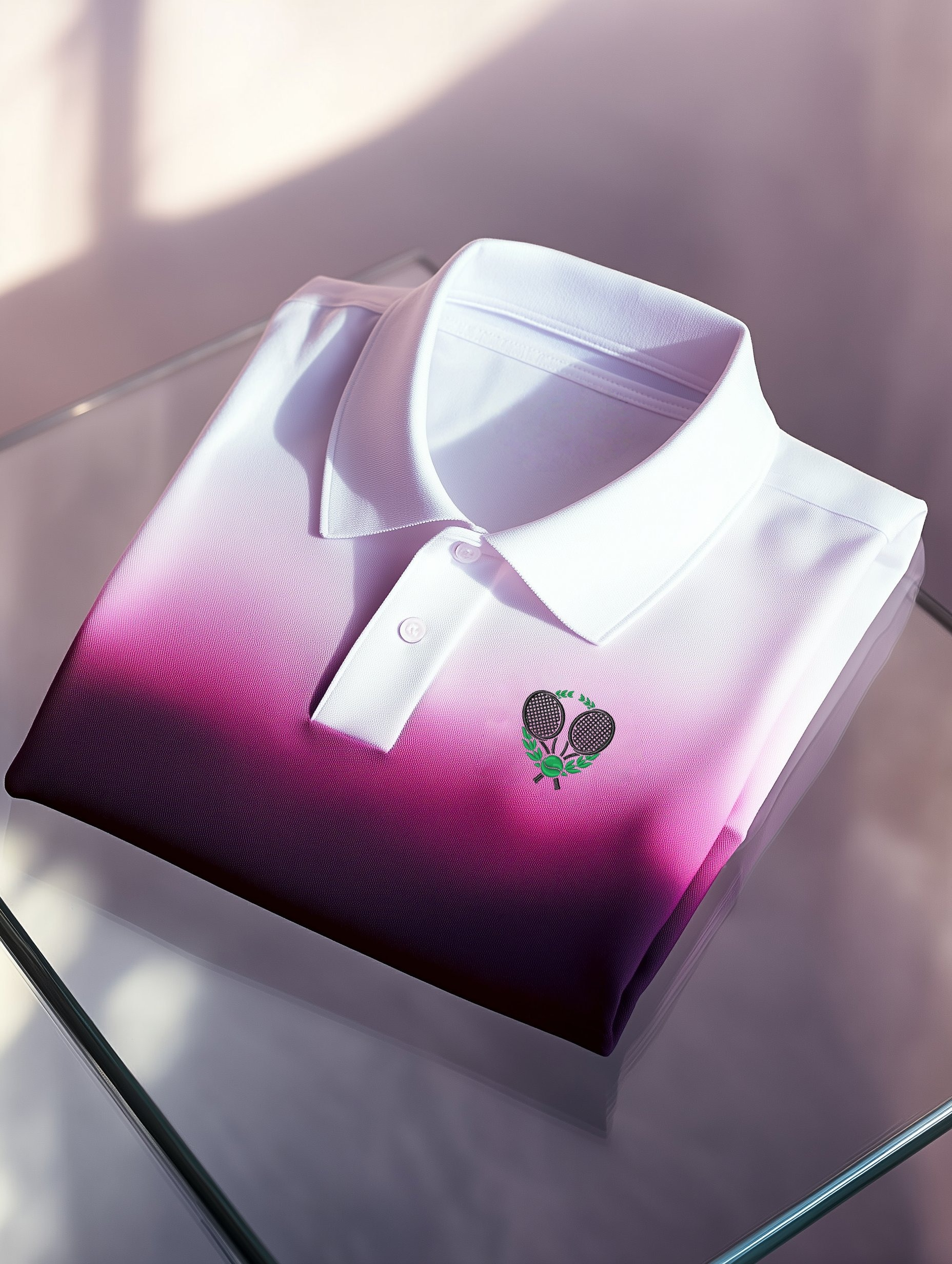 Camisa polo clásico ejecutivo Old Money Button de manga corta para hombre