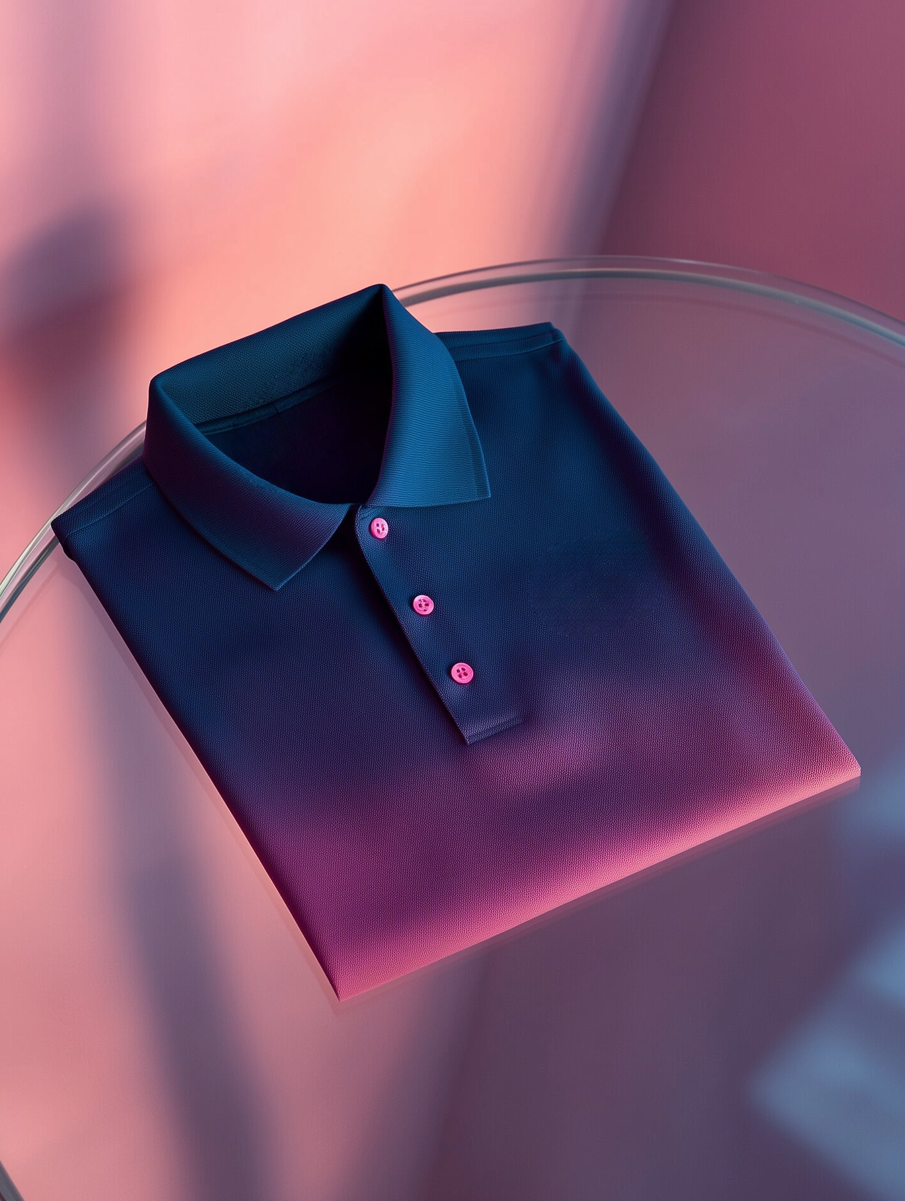 Camisa polo clásico ejecutivo Old Money Button de manga corta para hombre