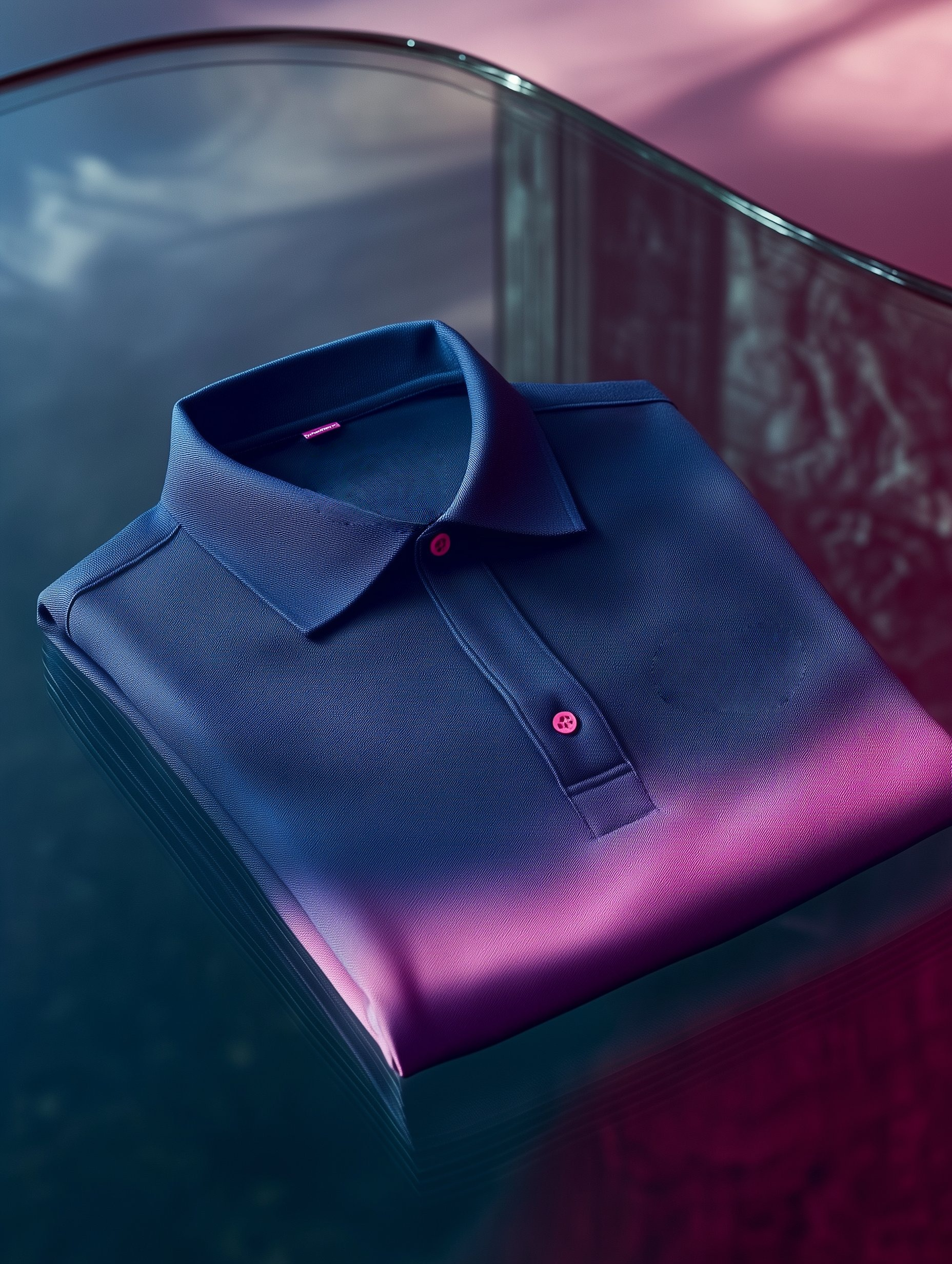 Camisa polo clásico ejecutivo Old Money Button de manga corta para hombre
