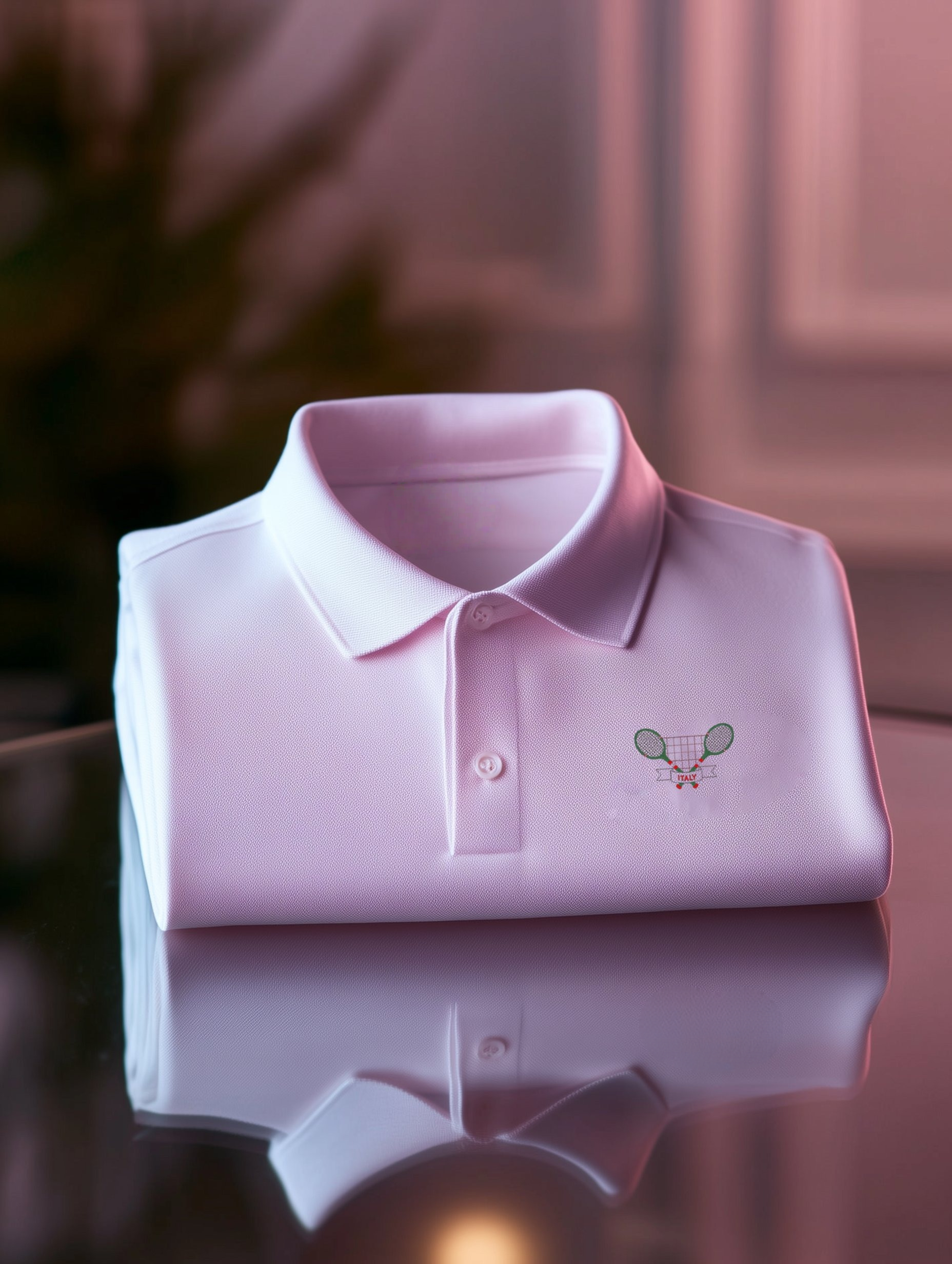 Camisa polo clásico ejecutivo Old Money Button de manga corta para hombre
