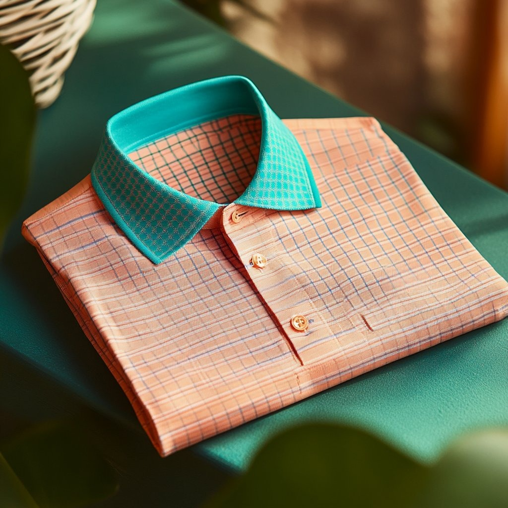 Camisa polo ejecutivo casual bordado Button de manga corta para hombre