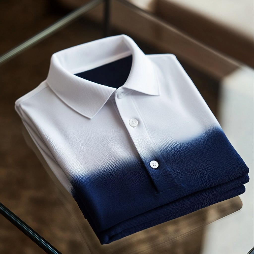 Camisa polo ejecutivo casual bordado Button de manga corta para hombre