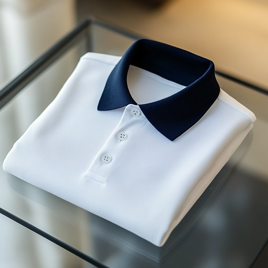 Camisa polo ejecutivo casual bordado Button de manga corta para hombre