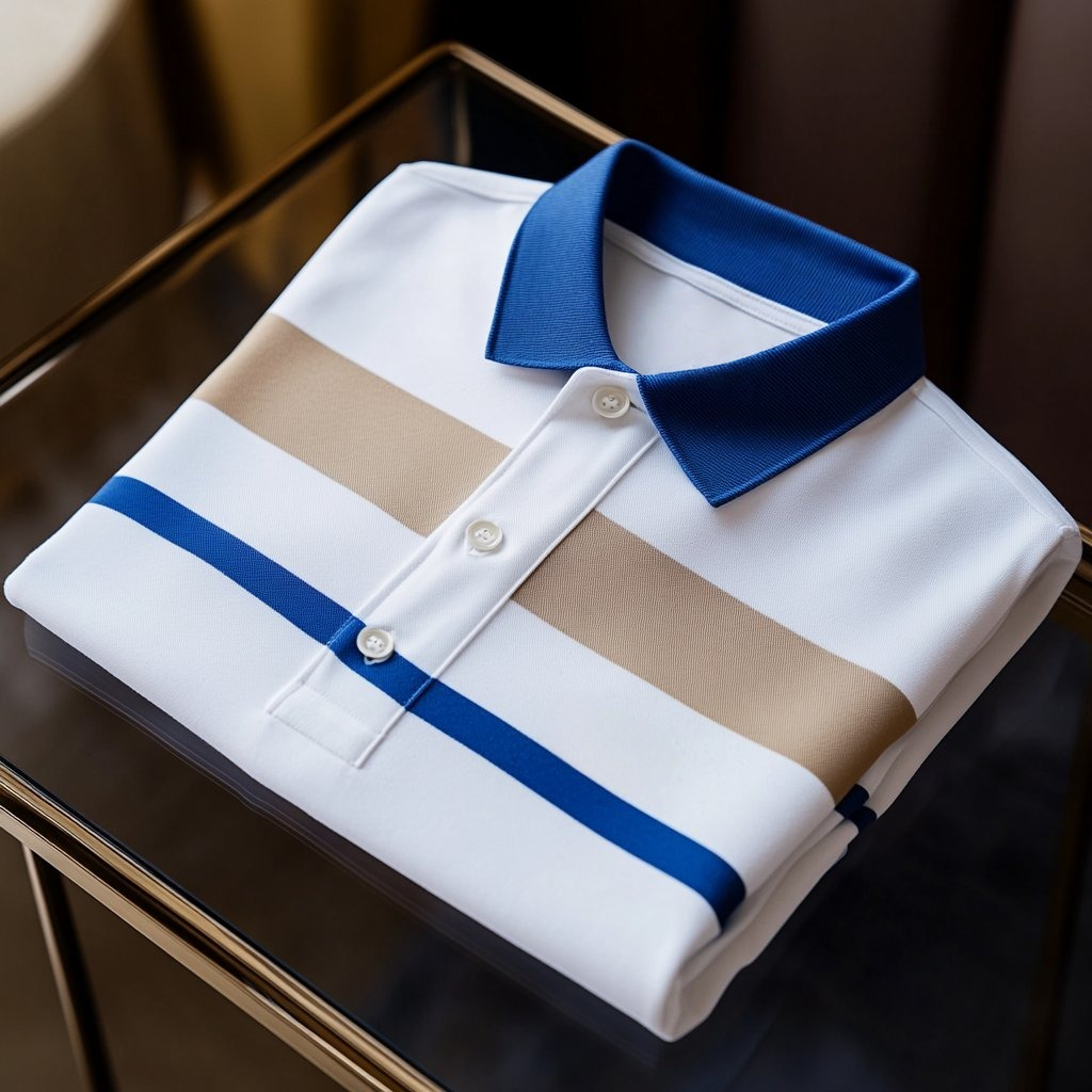 Camisa polo ejecutivo casual bordado Button de manga corta para hombre