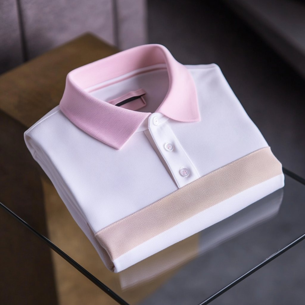 Camisa polo ejecutivo casual bordado Button de manga corta para hombre