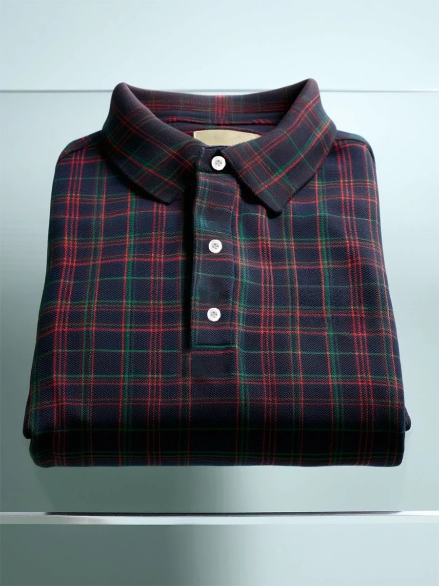 Camisa polo ejecutivo casual Button de manga corta para hombre