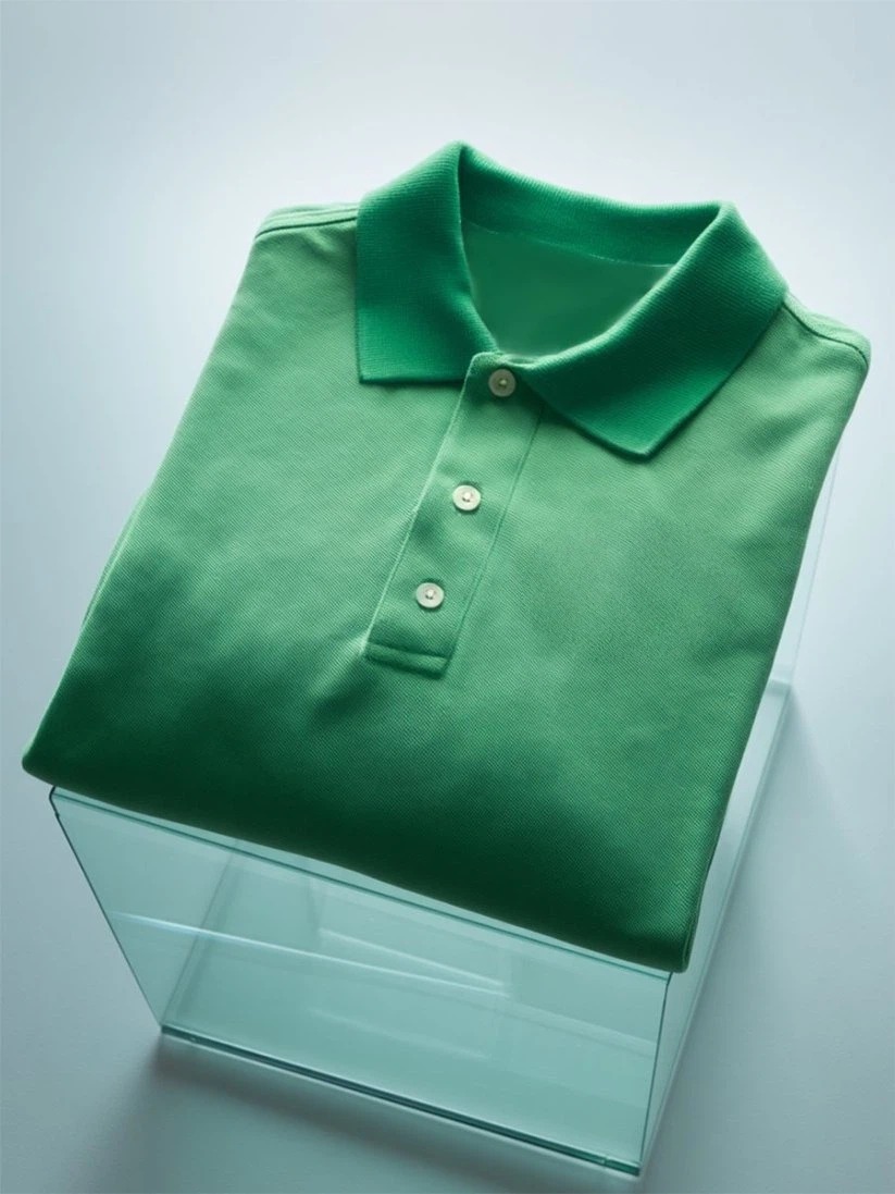 Camisa polo ejecutivo casual Button de manga corta para hombre