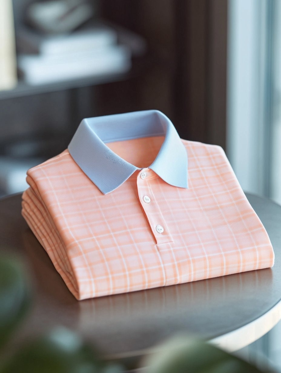 Camisa polo clásico ejecutivo Logo Button de manga corta para hombre