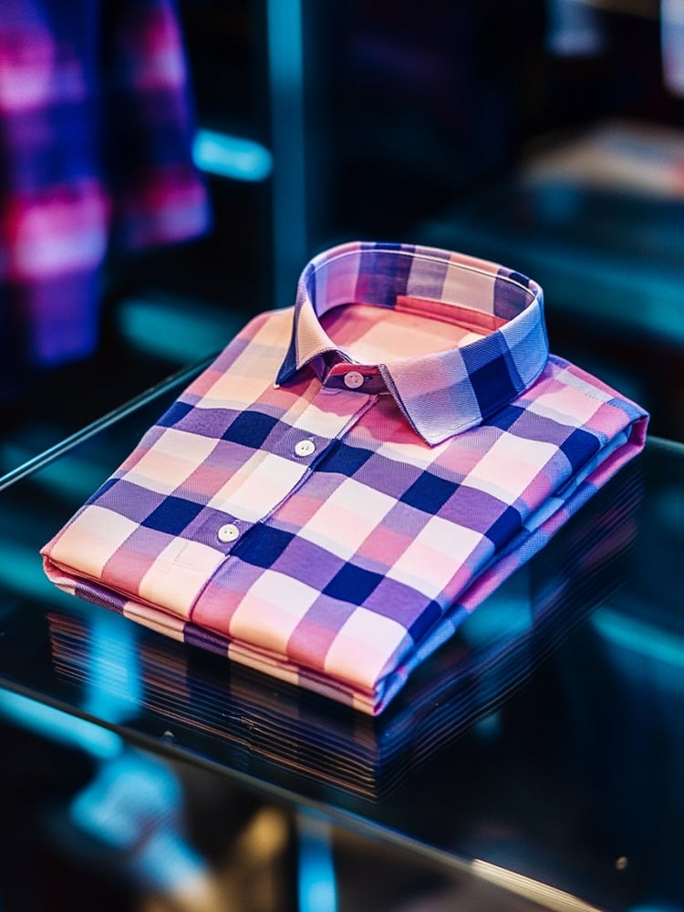 Camisa polo ejecutivo casual en bloques de color Button de manga corta para hombre