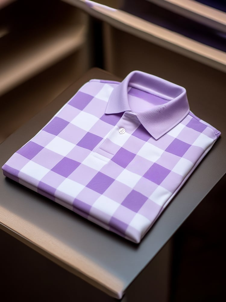 Camisa polo clásico ejecutivo Logo Button de manga corta para hombre