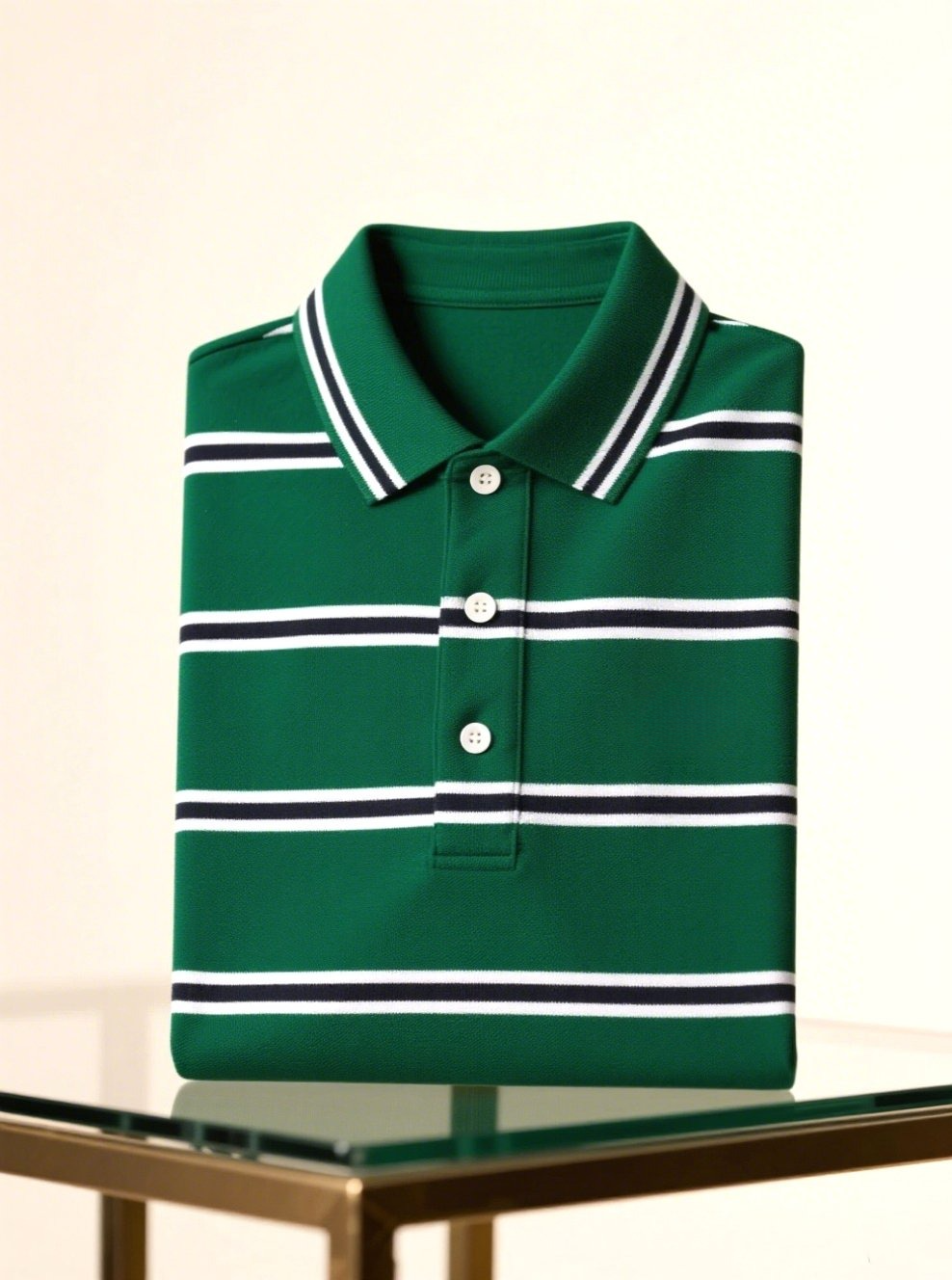 Camisa polo ejecutivo casual Union Jack Button de manga corta para hombre