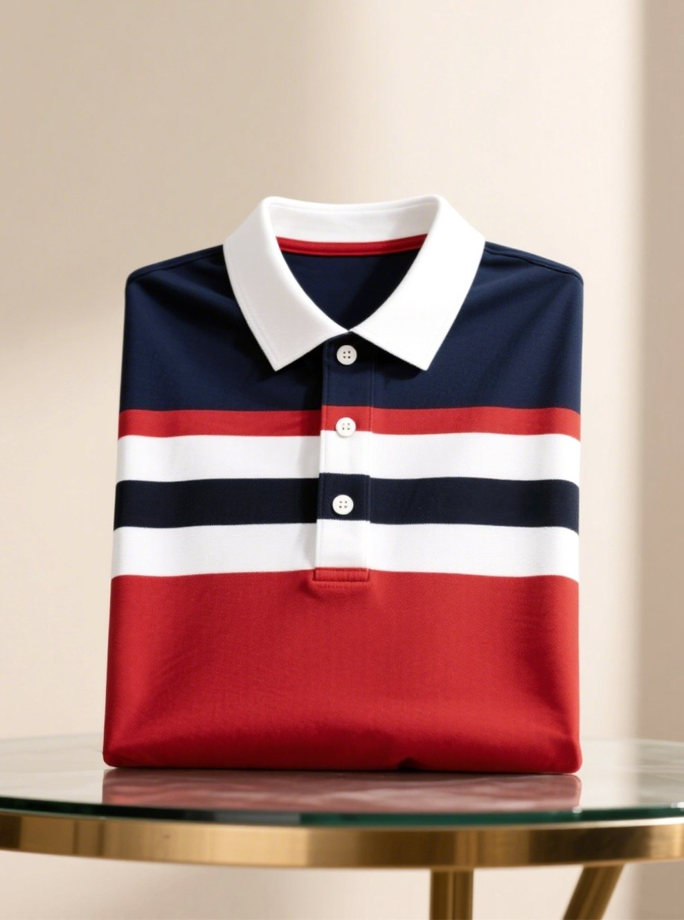 Camisa polo ejecutivo casual Button de manga corta para hombre