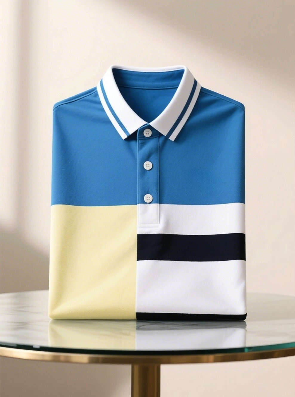 Camisa polo ejecutivo casual Button de manga corta para hombre