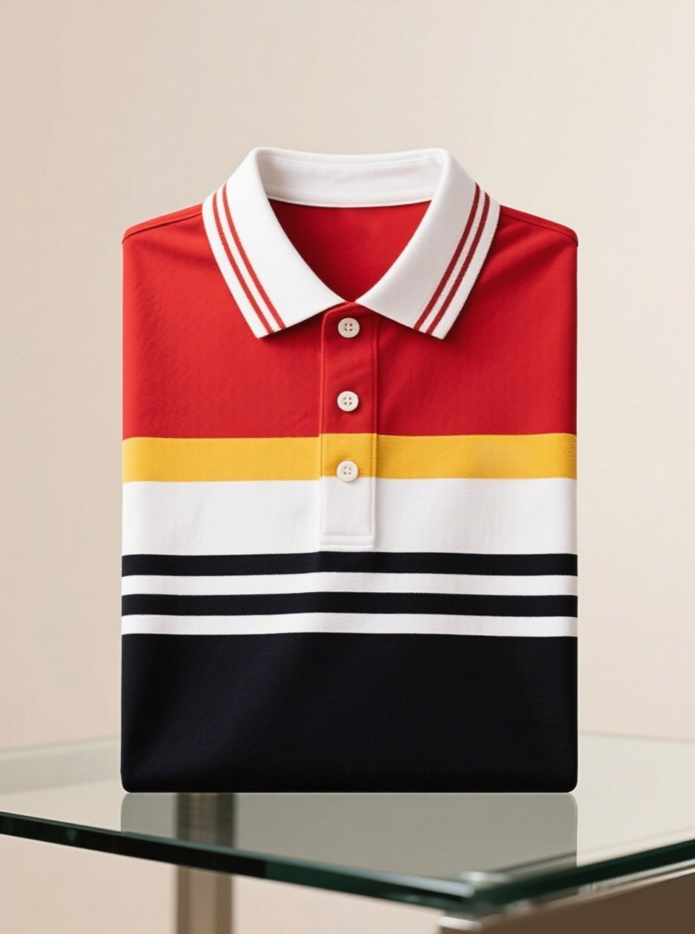 Camisa polo ejecutivo casual Button de manga corta para hombre