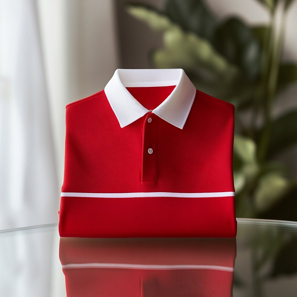 Camisa polo ejecutivo casual bordado Button de manga corta para hombre