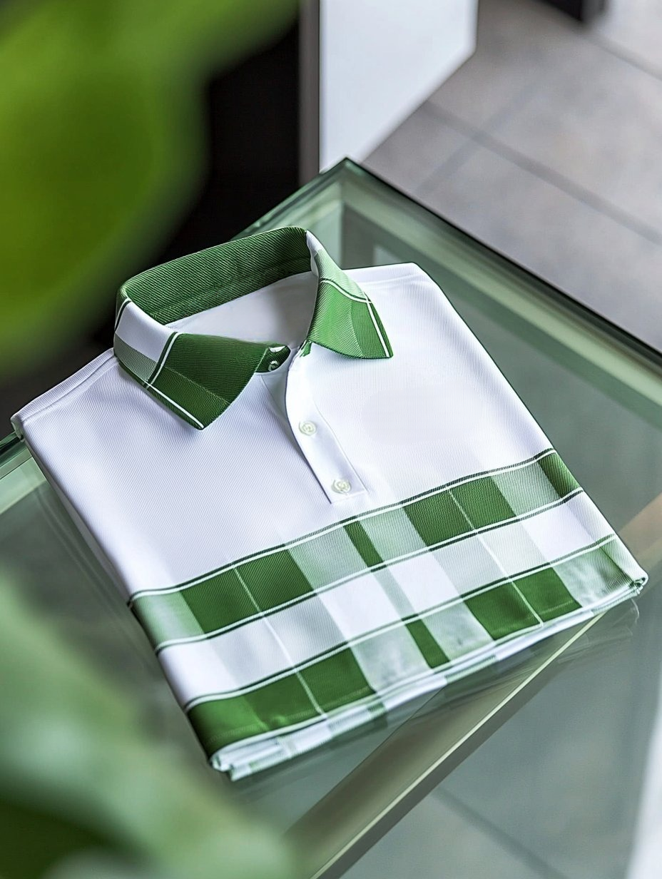 Camisa polo ejecutivo casual bordado Button de manga corta para hombre