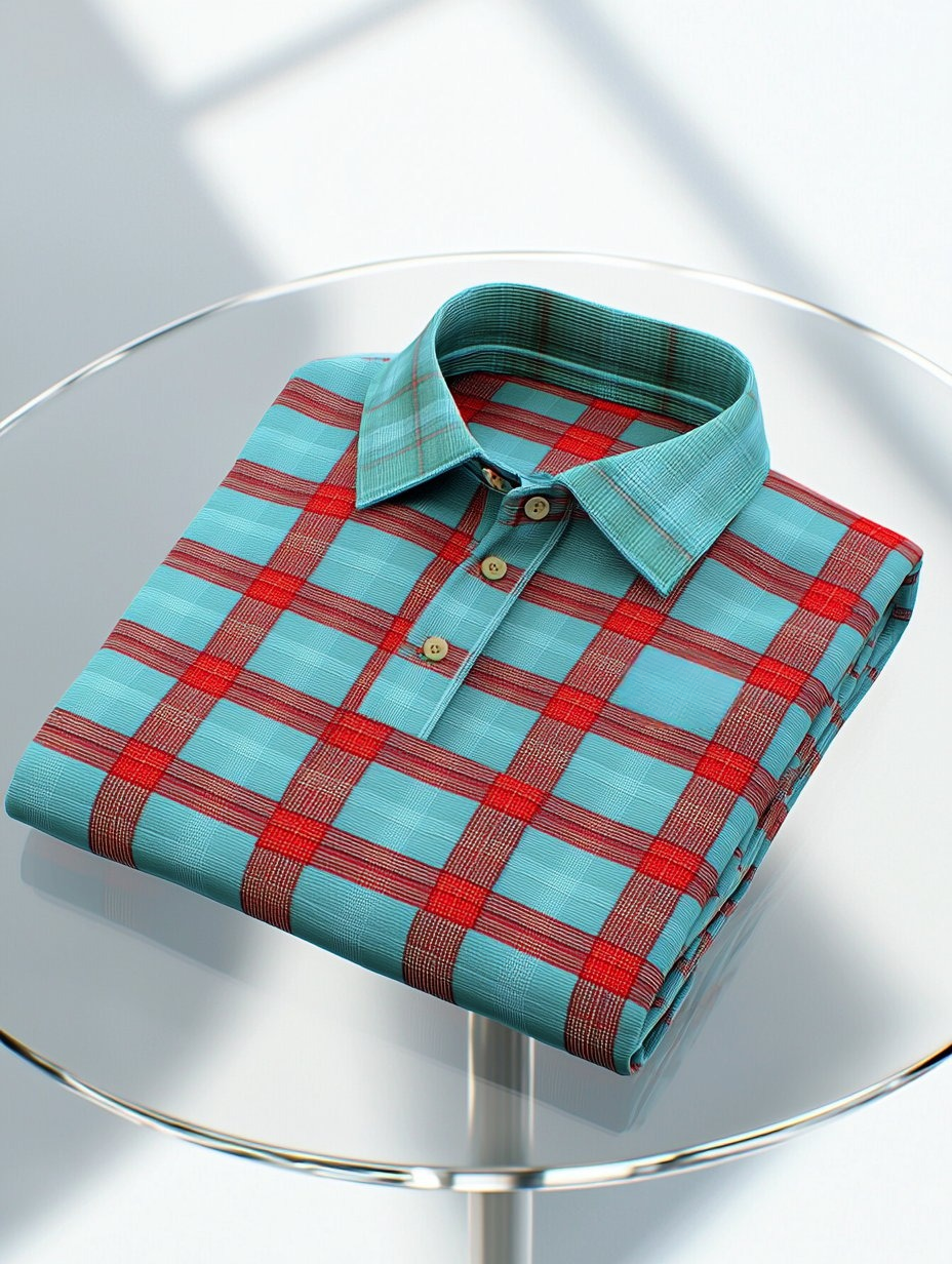 Camisa polo ejecutivo casual bordado Button de manga corta para hombre