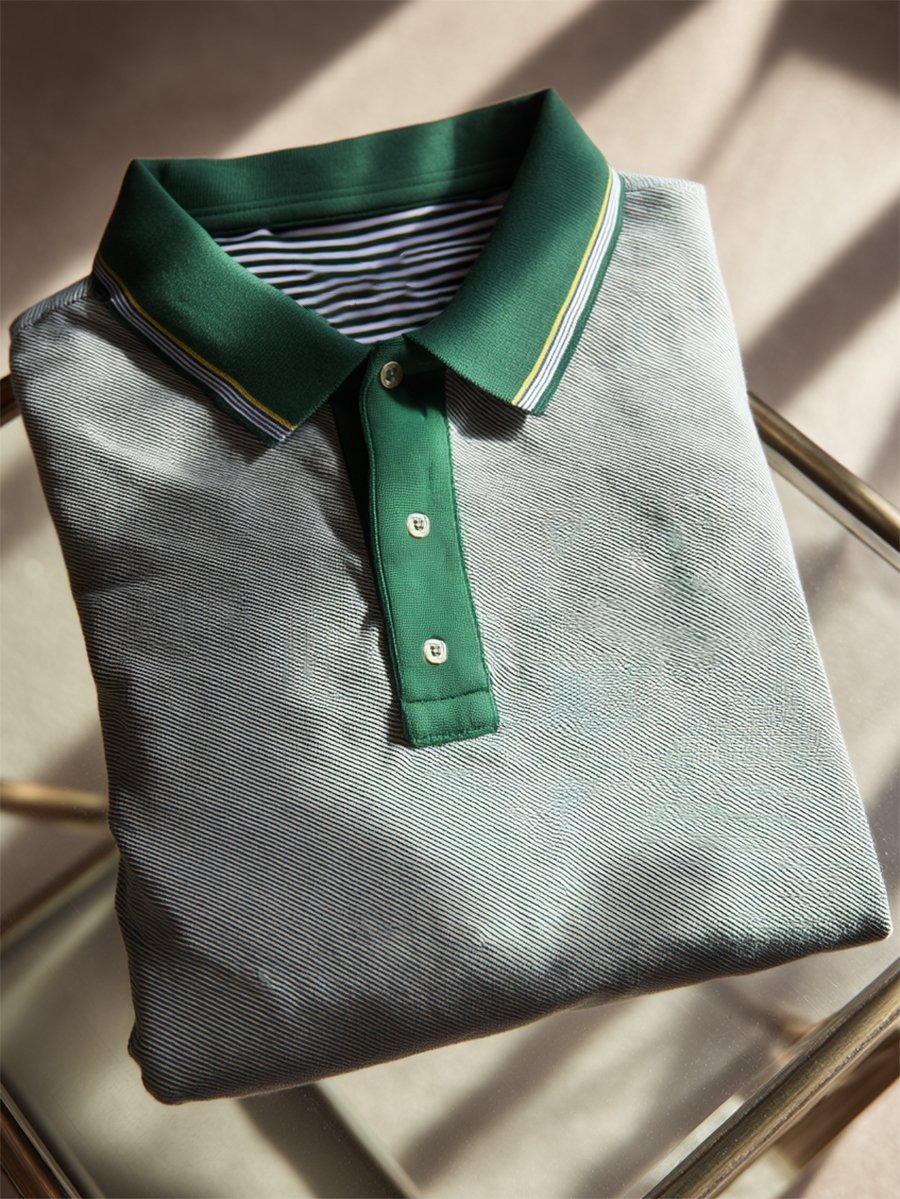 Camisa polo ejecutivo casual Button de manga corta para hombre