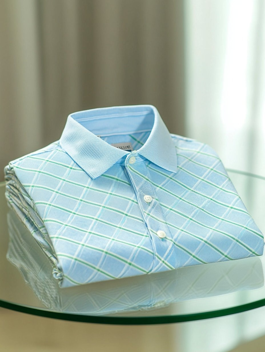 Camisa polo ejecutivo casual Button de manga corta para hombre