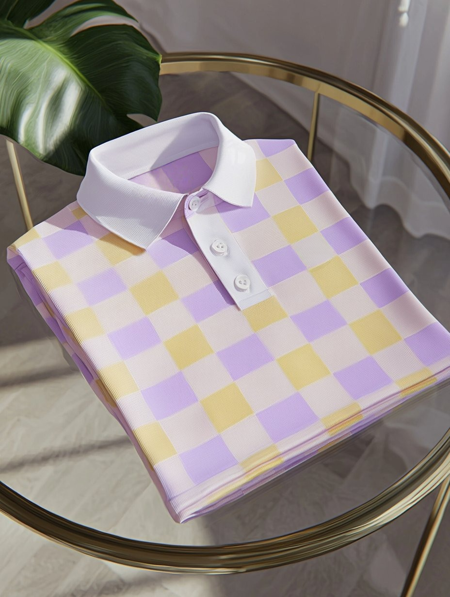 Camisa polo ejecutivo casual bordado Button de manga corta para hombre