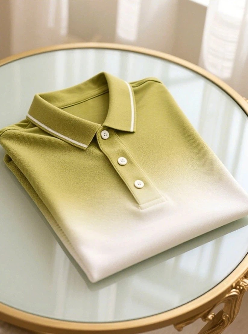 Camisa polo ejecutivo casual Button de manga corta para hombre