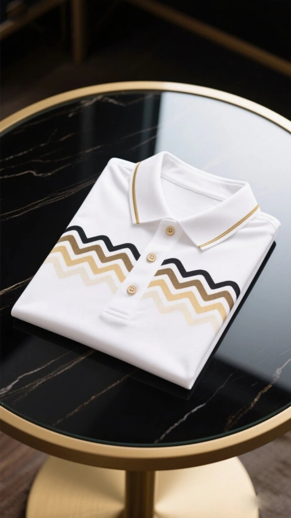 Camisa polo ejecutivo casual Button de manga corta para hombre