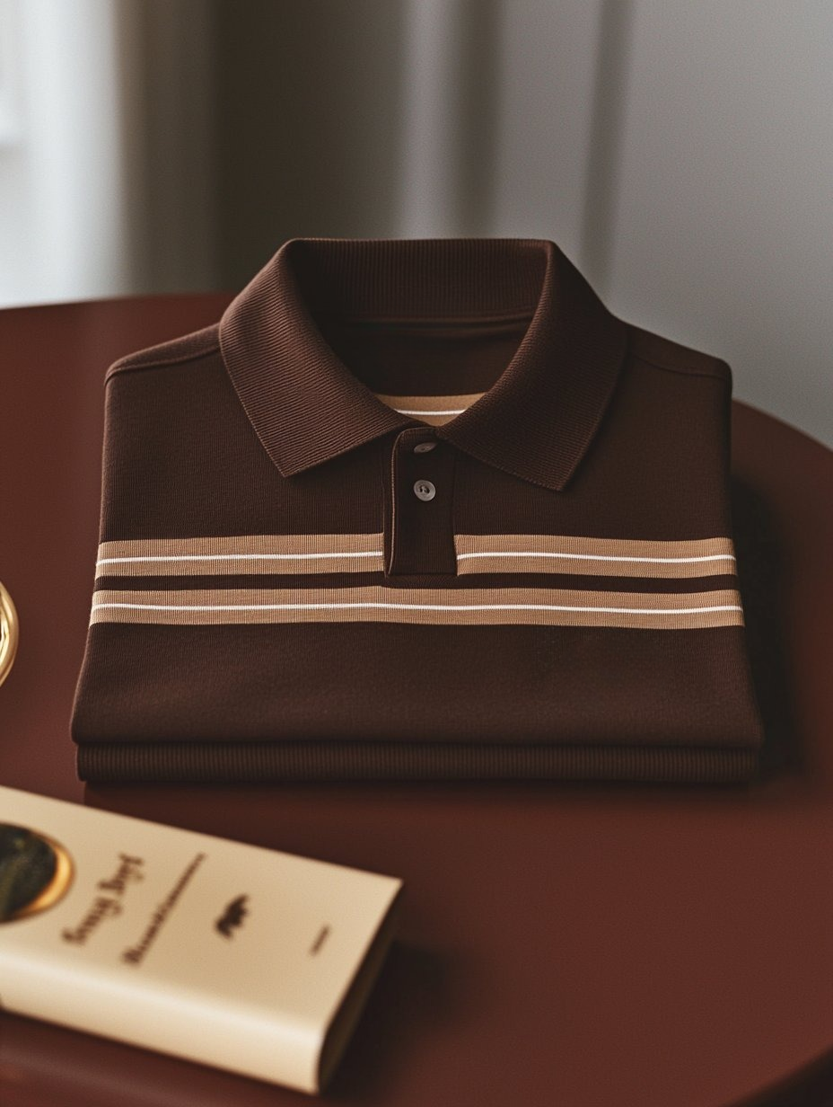 Camisa polo ejecutivo casual Button de manga corta para hombre