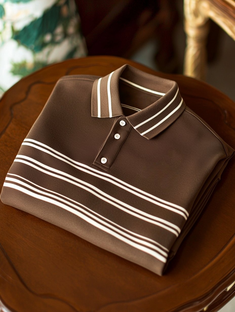 Camisa polo ejecutivo casual Button de manga corta para hombre