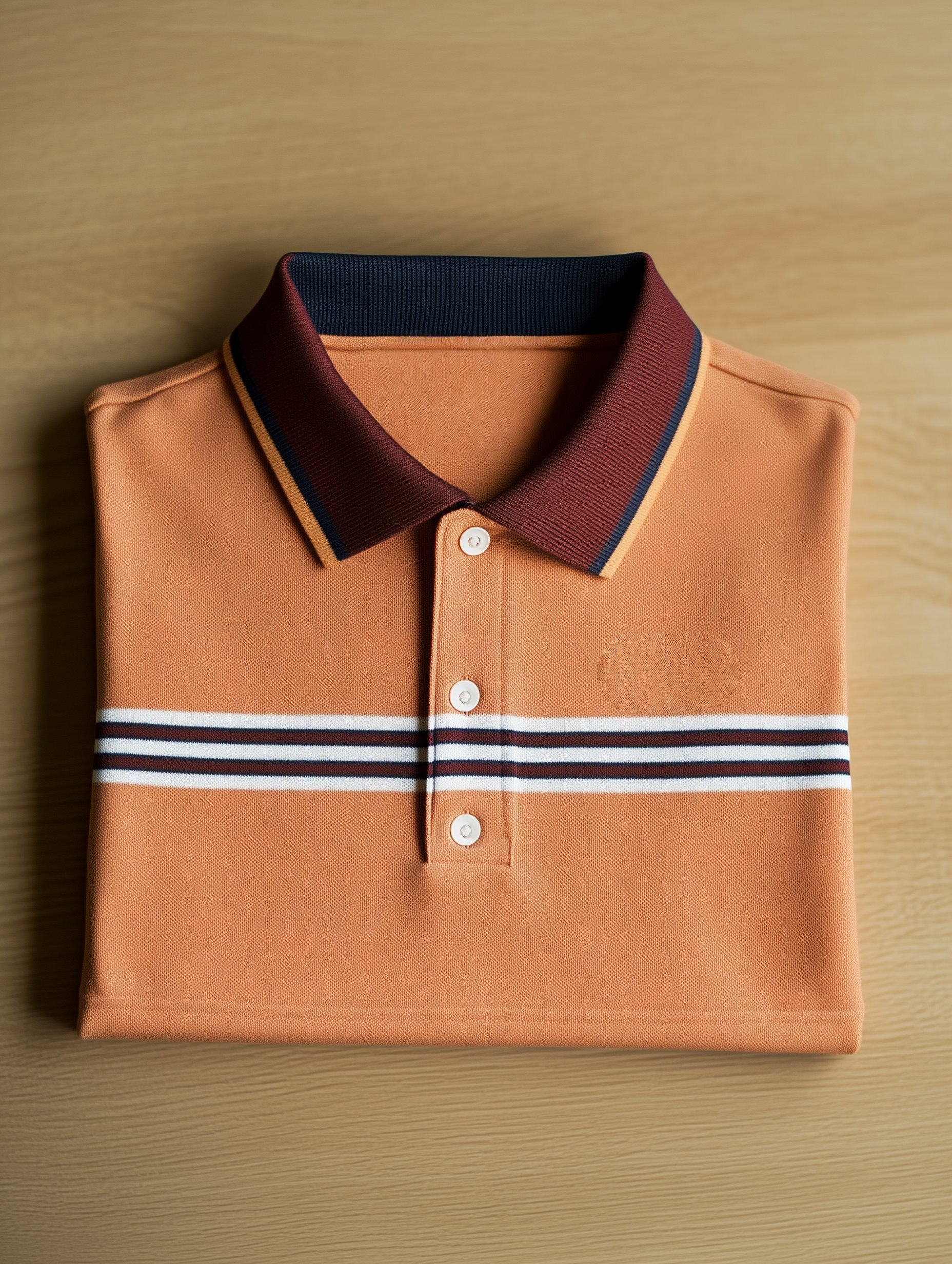 Camisa polo clásico ejecutivo Old Money Button de manga corta para hombre