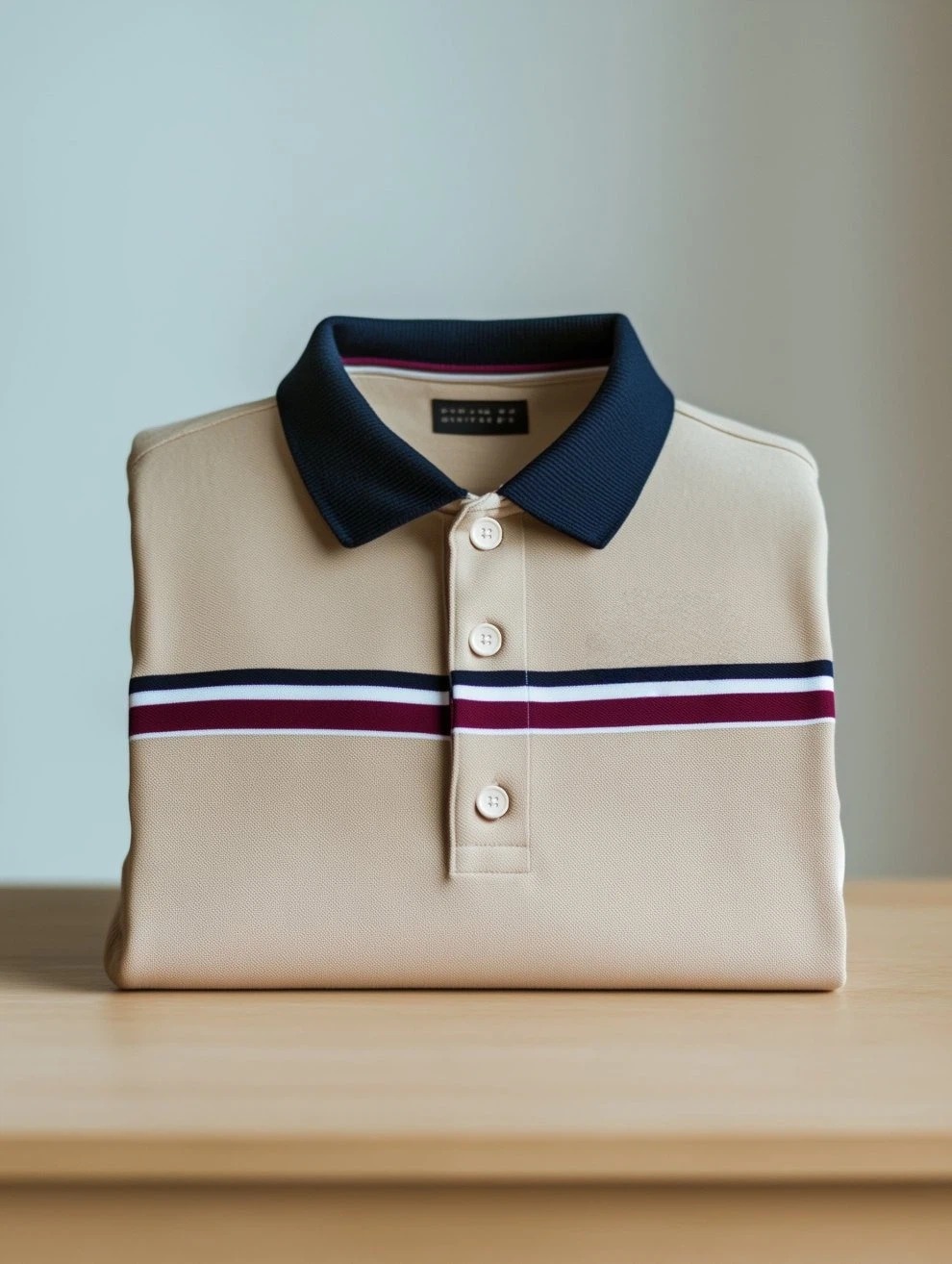 Camisa polo clásico ejecutivo Old Money Button de manga corta para hombre