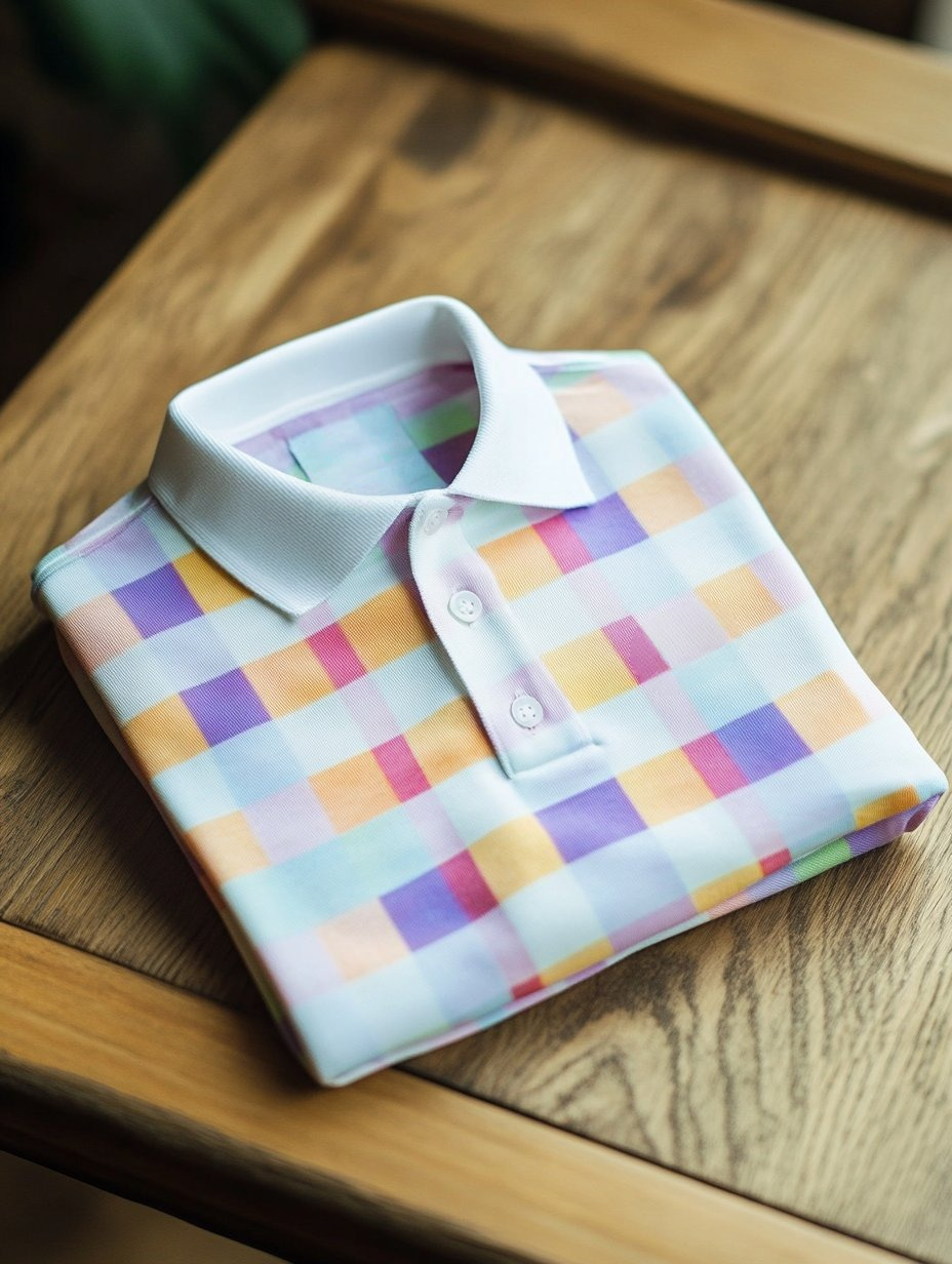 Camisa polo ejecutivo casual Button de manga corta para hombre