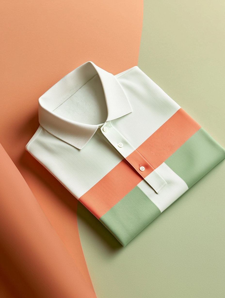 Camisa polo ejecutivo casual Button de manga corta para hombre