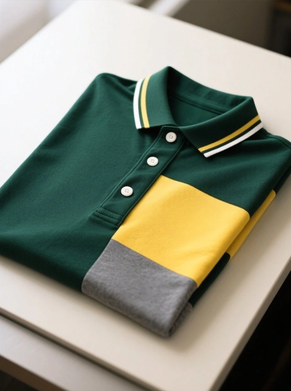 Camisa polo ejecutivo casual Button de manga corta para hombre