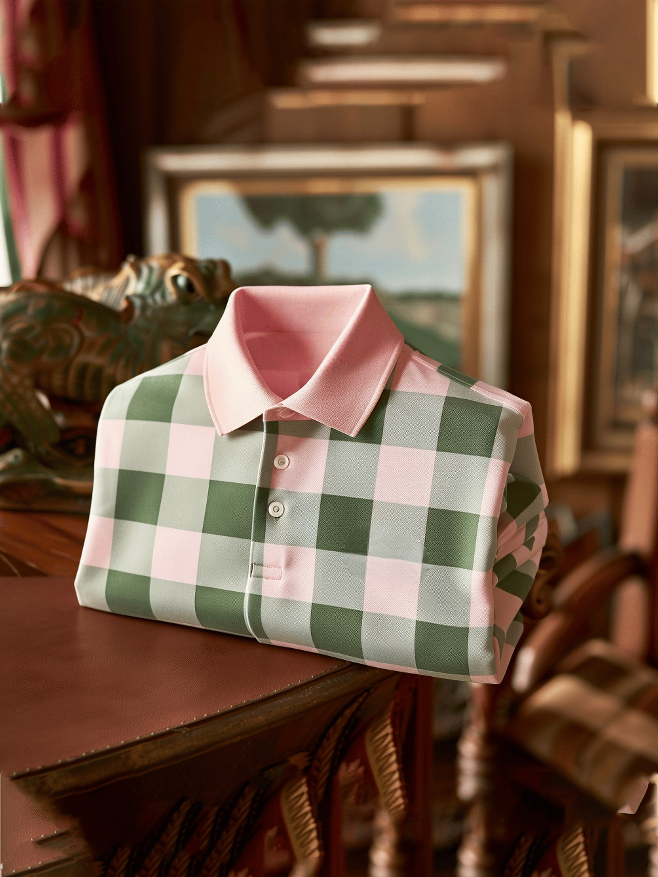 Camisa polo ejecutivo casual Button de manga corta para hombre