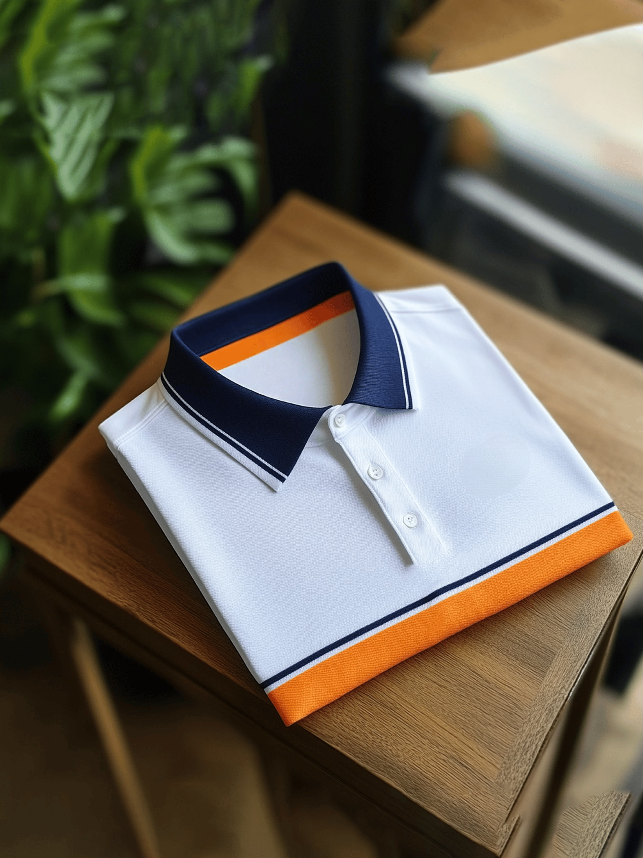 Camisa polo ejecutivo casual Button de manga corta para hombre
