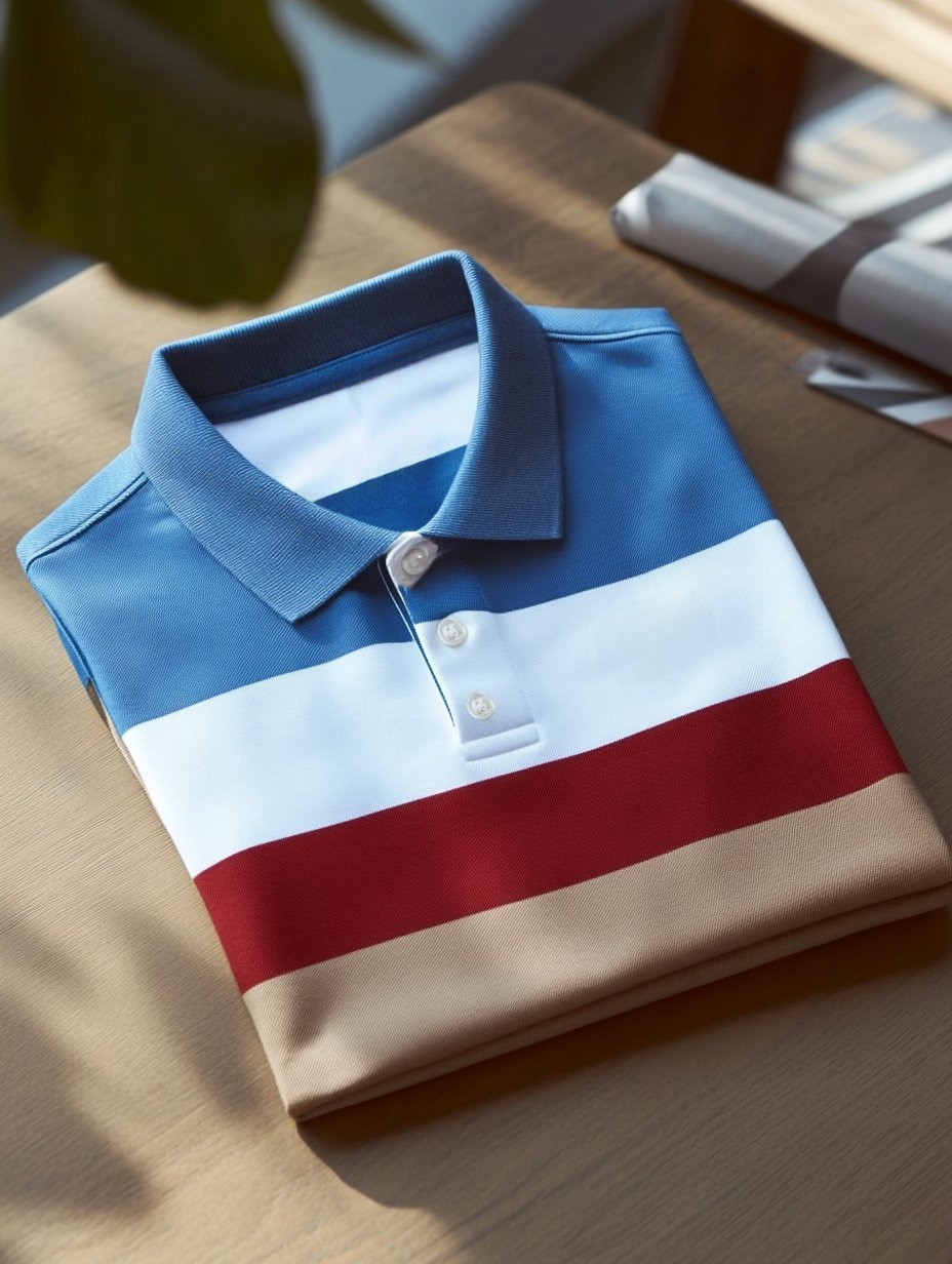 Camisa polo ejecutivo casual Button de manga corta para hombre
