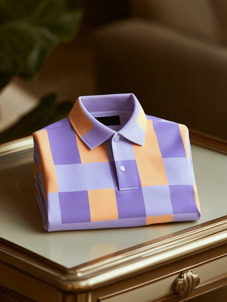 Camisa polo ejecutivo casual Fish bordado Button de manga corta para hombre