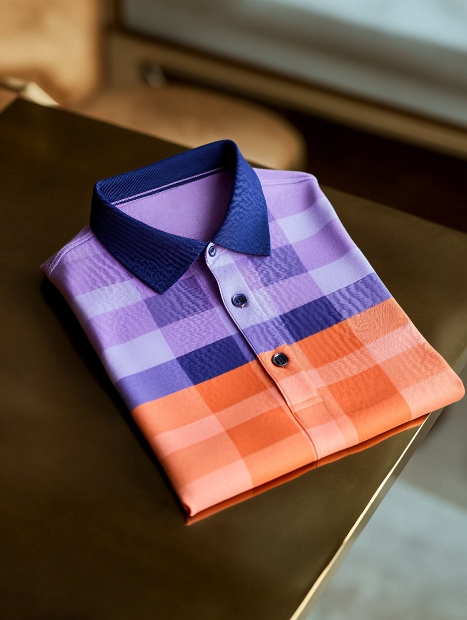 Camisa polo ejecutivo casual Button de manga corta para hombre