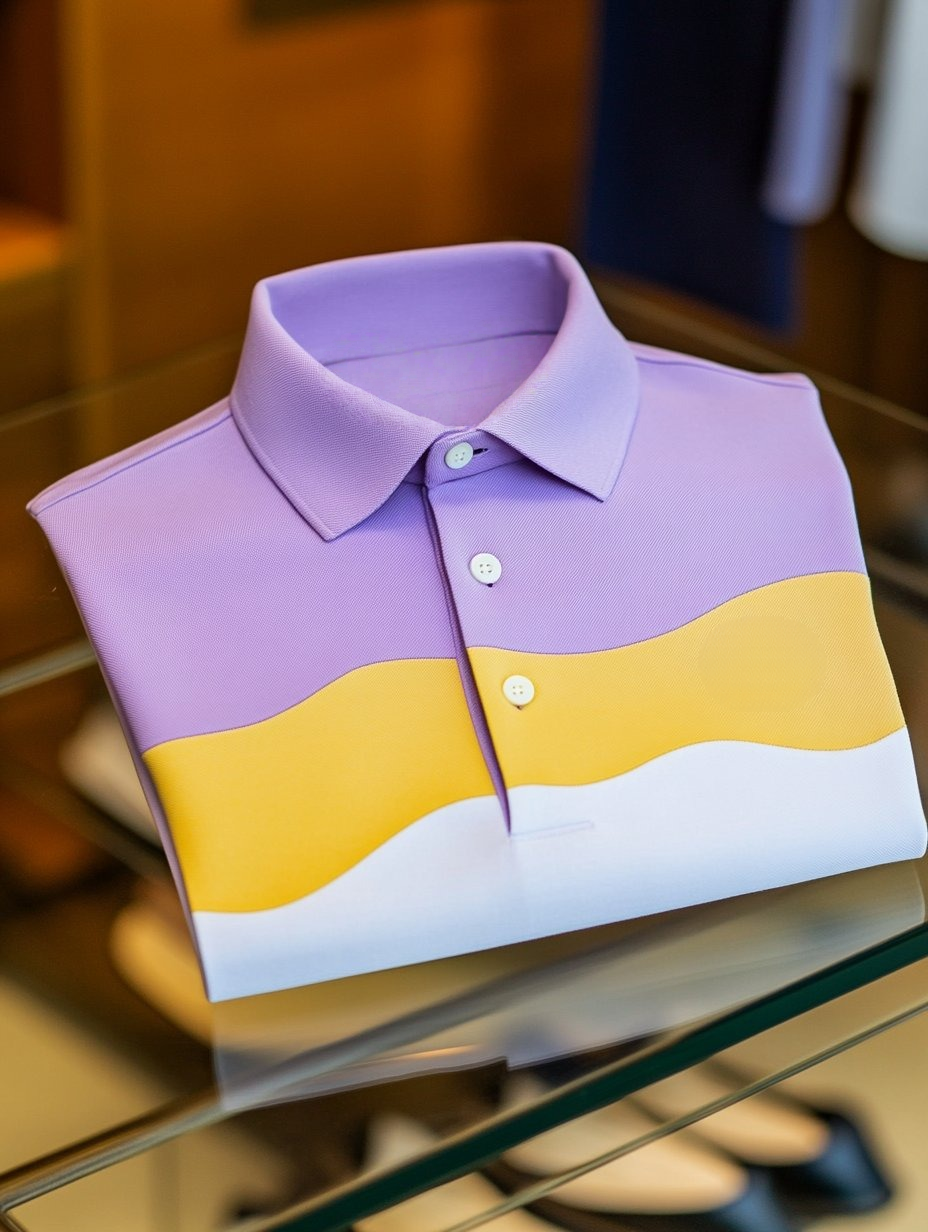 Camisa polo ejecutivo casual Button de manga corta para hombre